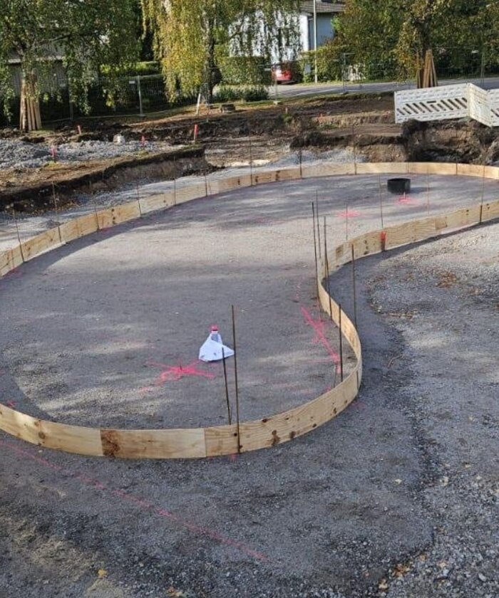 Muotti- ja raudoitustyö projektikohteessa